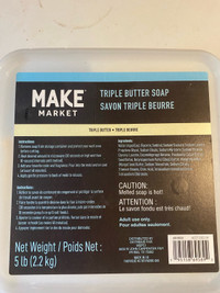 Make Market triple butter soap and soap making stuff