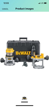 DeWalt Router and Accessories