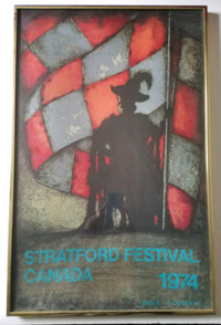1974 Stratford Ontario Original Festival Poster
