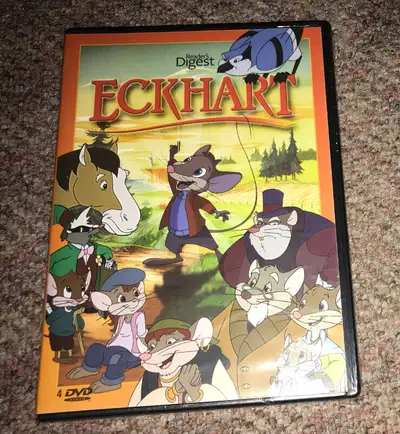 Brand New Factory Sealed: Eckhart: 4 DVD SET! mouse animated cartoon tv show! READERS DIGEST....Pick...
