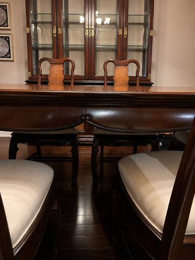Selling solid wood complete dining  room table set, View more