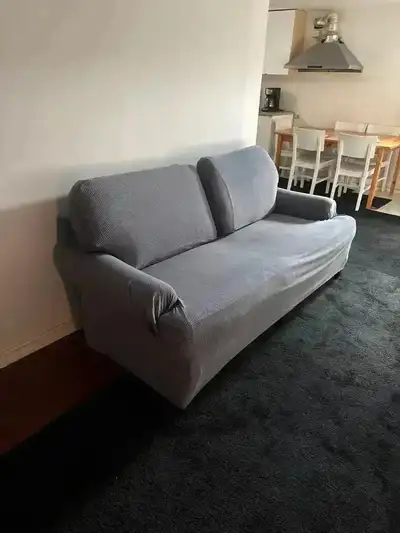 Sofa 3 seater, used, very clean, sleep cover - extra, View more