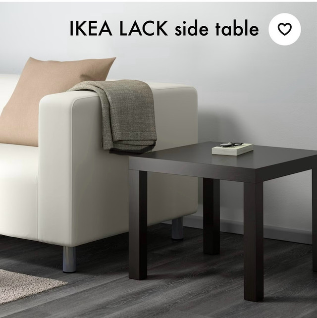 IKEA Black LACK side table  in Coffee Tables in City of Toronto