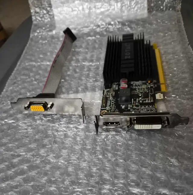 Zotec Nvidia GeForce GT 710 Zone Edition Low Profile in System Components in Saskatoon - Image 4