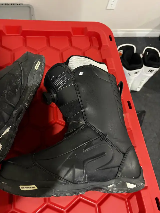 Men’s snowboard boots, size 12 in Snowboard in Edmonton - Image 5