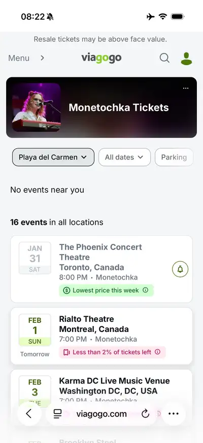 Monetochka - Jan 31 tickets. X2 Монеточка, Toronto, View more