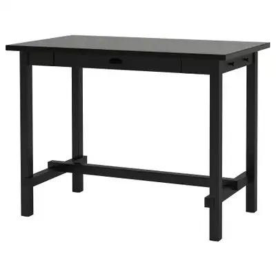 Listing: Title: IKEA HÄGERNÄS Bar Table + 4 Stools – Black (Like New) Price: $300 CAD Description: S...
