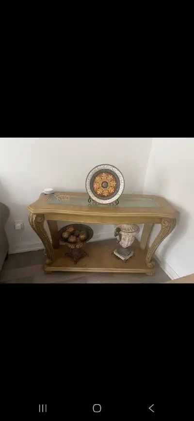 Elegant Wooden Console Table, View more