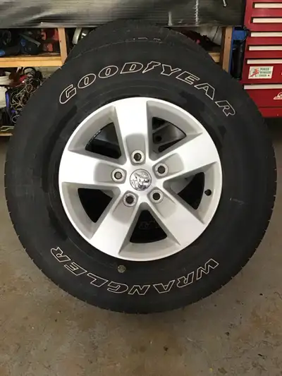 17” Rims perfect condition, with working sensors and tires are balanced and ready to roll. P265/70R1...