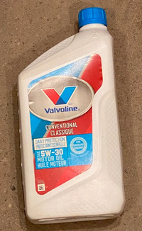 Free New Bottle Valvoline 5w30 Motor Oil + Wheel Cleaner Spray