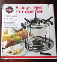 Norpro - Stainless Steel Fondue pot.  Brand new, never used.