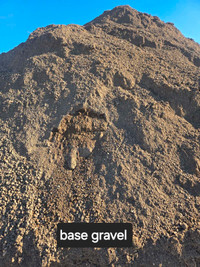 Base gravel and pitrun gravel 