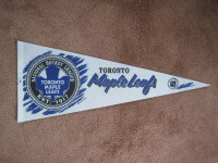 1992 TORONTO MAPLE LEAFS NHL HOCKEY PENNANT Trench est. 1917