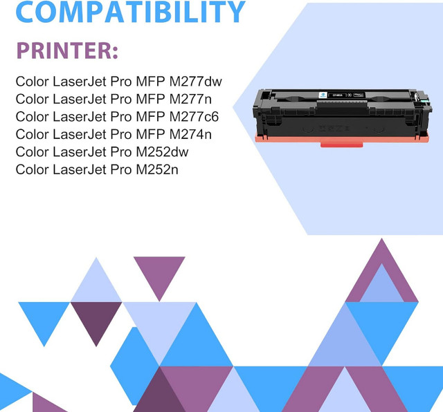 201X 201A Toner Cartridges 4 Pack, BNIB in Printers, Scanners & Fax in City of Toronto - Image 2