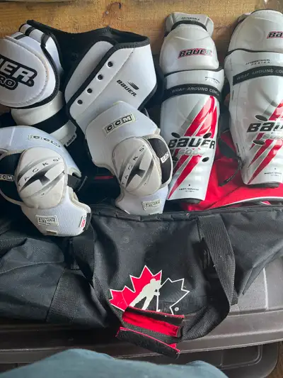 New hockey equipment., View more