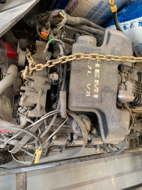 5.7 hemi with transmission and transfer case
