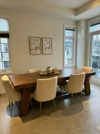 Full Wooden Dining Table Set