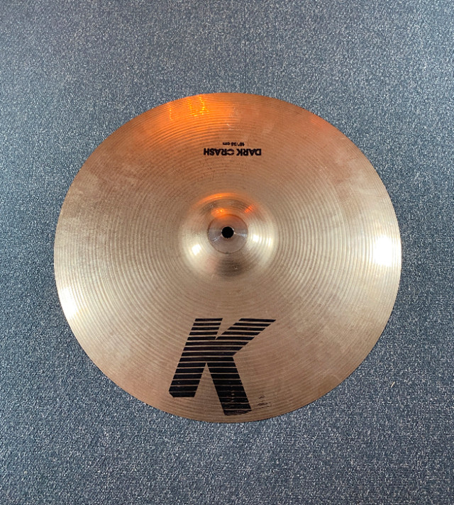 Zildjian 15" K Dark Crash Cymbal  IAK // Drum Set in Drums & Percussion in Ottawa