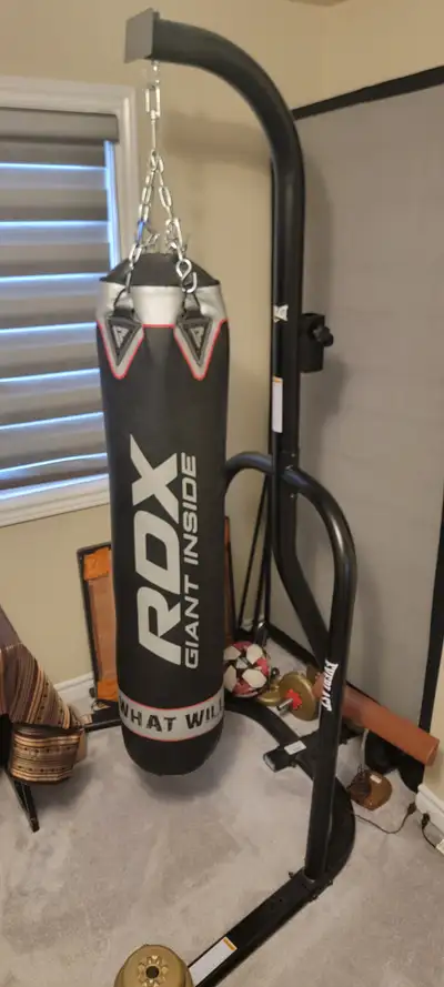 Everlast Heavy Bag Dual Station Stand Kit - 225$, View more