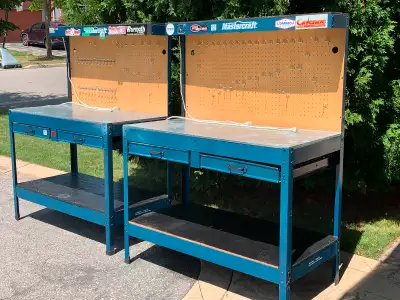 Mastercraft work benches for sale. Making room in my garage for a new project and need to sell these...