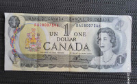 Canadian $1 Bill 1973