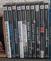 Rare PS2 games (Silent Hill Collection and more)