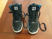 Black Nike Jordan sneakers