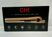 New in box Chi x straightener ceramic Flat Iron gold wand 