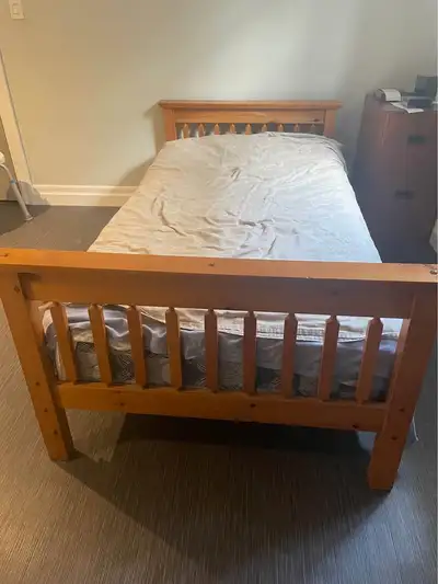 Twin Bed with Mattress, View more