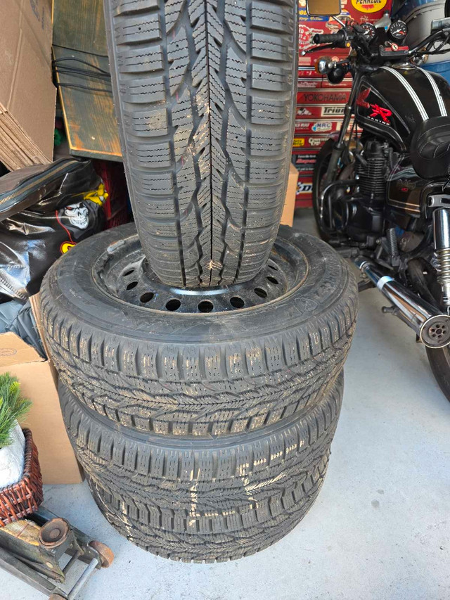 winter tires on steel rims in Tires & Rims in Brantford - Image 3