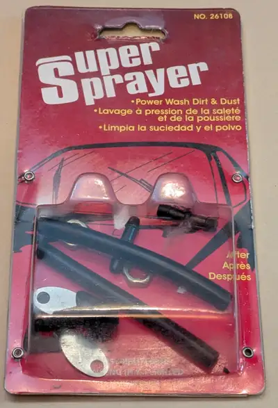 Windshield Wiper Super Sprayer attachment. I think it's universal fit. I don't know anything more ab...