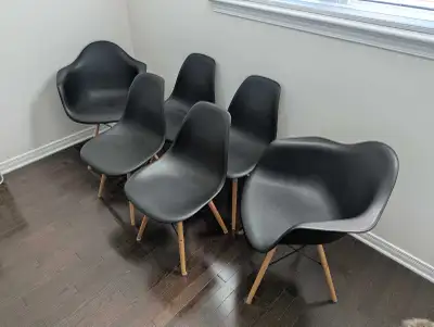 Set of 6 Eiffel dining chairs , View more