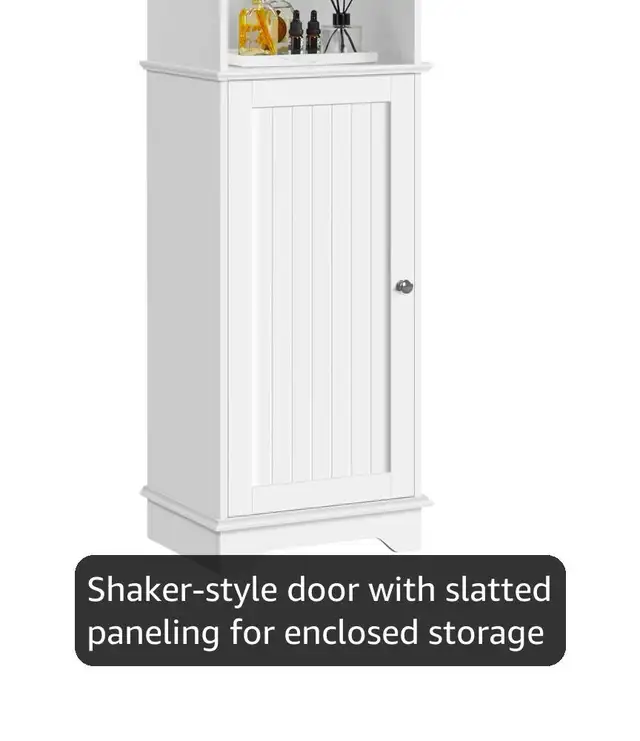 Freestanding Tall Slim Storage Cabinet with 3 Shelves & Door in Home Décor & Accents in Markham / York Region - Image 10