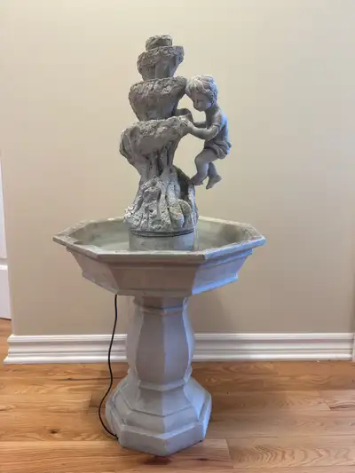 Indoor/Outdoor Water Fountain – Fully Functional, View more