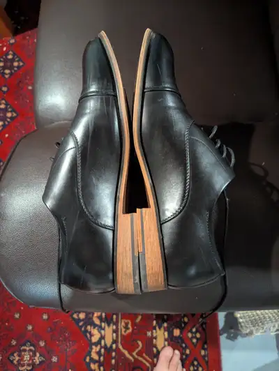 Man dress shoes size 12 W, View more