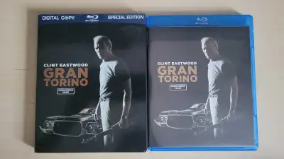 Gran Torino Blu-ray - Clint Eastwood Aucun shipping Argent comptant seulement