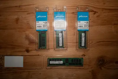 256GB (4x 64GB) Micron DDR4-3200 PC4-25600 ECC RDIMM RAM, View more