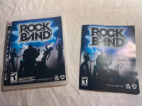 Rock Band + manuel (Playstation 3 PS3, Complet) - Comme neuf