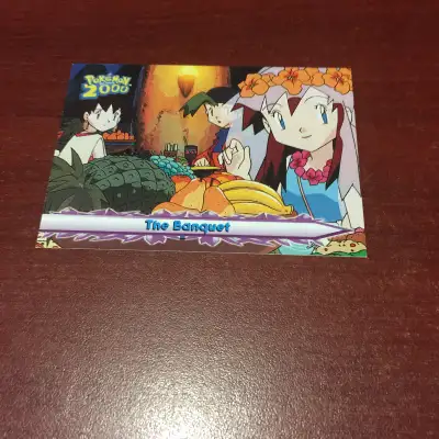 POKEMON THE MOVIE 2000, THE BANQUET CARD # 26 OF 71. Hello buyer, If you see this announcement? ......