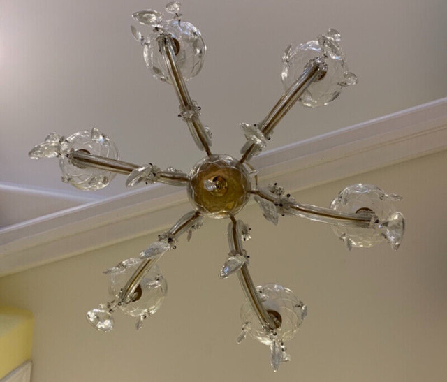 2 Italian chrystal chandeliers in Indoor Lighting & Fans in Barrie - Image 4