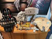 Vintage  Star Wars 26 Figure Lot  Millennium Falcon AT ATJaba…