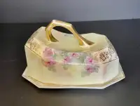 Antique Prussia Cheese Dish made by Rudolstadt Beyer et Bock in
