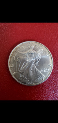 1 ounce .999 silver Eagle