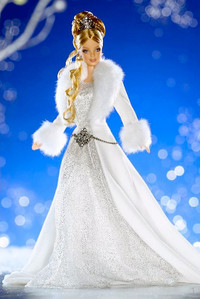 NOS Holiday Visions Winter Fantasy Barbie 2003
