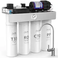 SimPure T1-400 UV Under Sink 8 Stage Tankless Reverse Osmosis 