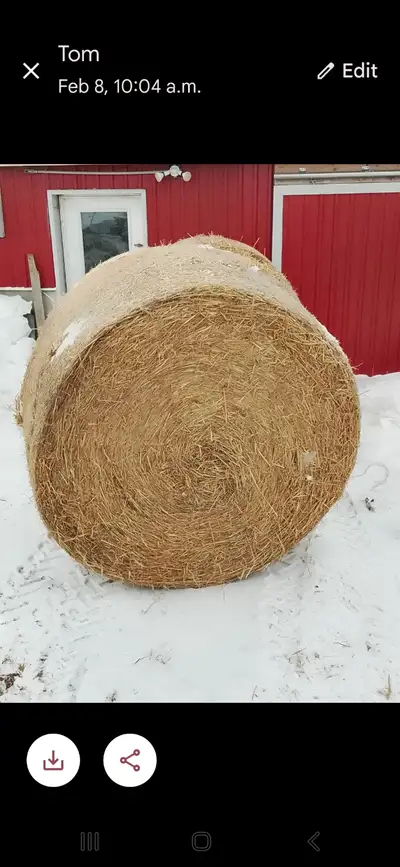 Round bales of straw for sale, View more
