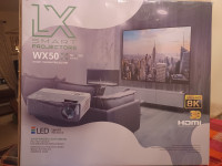 Lx Smart projector 50 ultra HD 8K with screen
