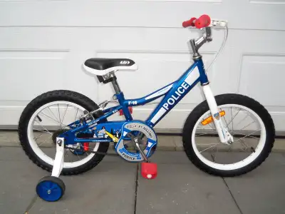 Vélo bicyclette 16 pouces louis garneau POLICE valeur 269,99$, View more