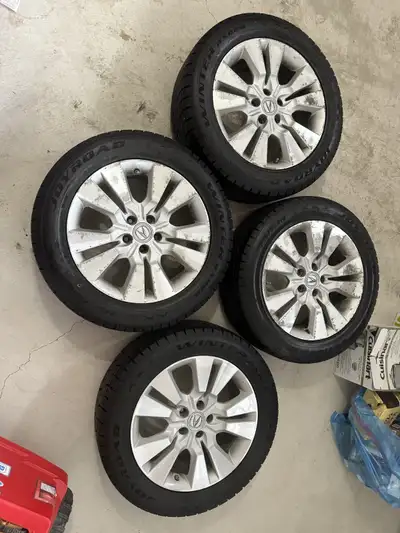 We are selling our lightly used Tires and rims. They were only used one season and stored properly i...