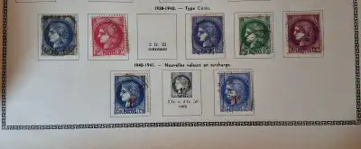 Timbres France lot 7 X Cérès, View more